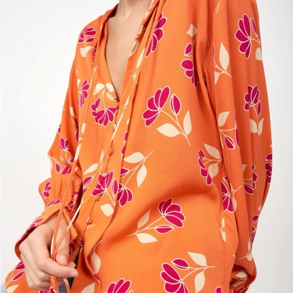 Joie Zosia Long Sleeve Top (size M) - Picture 3 of 10